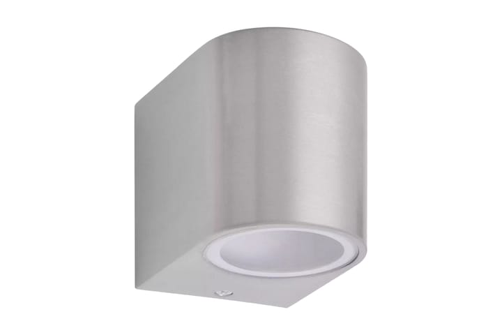 Utendørs Vegglamper 2 stk - Sølv - Belysning - Utendørsbelysning - Fasadebelysning & vegglykter