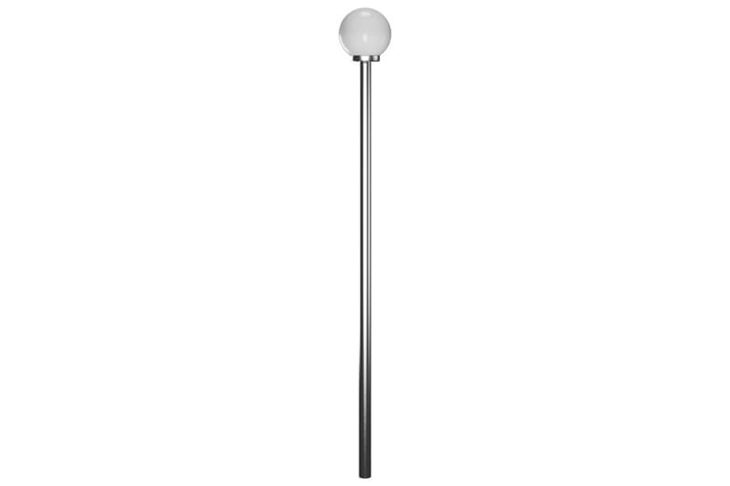 Lyktestolpe, 2 lys 220 cm - Hvit - Belysning - Utendørsbelysning - Stolpelykt & portlykt