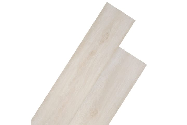 PVC gulvplanker 4,46 m² 3 mm klassisk hvit eik - Hage - Hagedekorasjon & utemiljø - Terrassebord