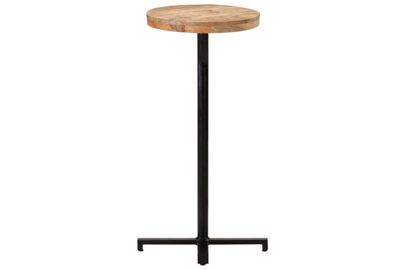 Barbord rundt Ø50x110 cm grovt mangotre - Brun - Hagemøbler & utemiljø - Hagebord - Cafébord
