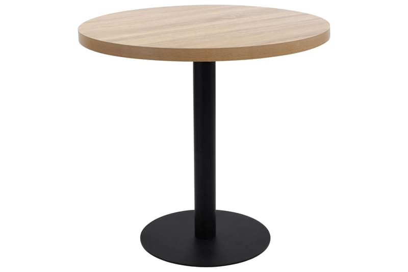 Bistrobord lysebrun 80 cm MDF - Brun - Hagemøbler & utemiljø - Hagebord - Cafébord