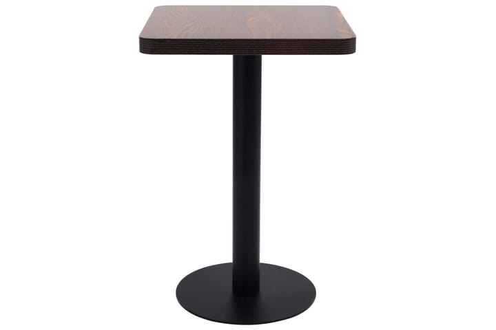 Bistrobord mørkebrun 50x50 cm MDF - Brun - Hagemøbler & utemiljø - Hagebord - Cafébord