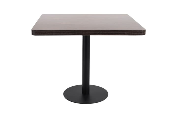 Bistrobord mørkebrun 80x80 cm MDF - Brun - Hagemøbler & utemiljø - Hagebord - Cafébord