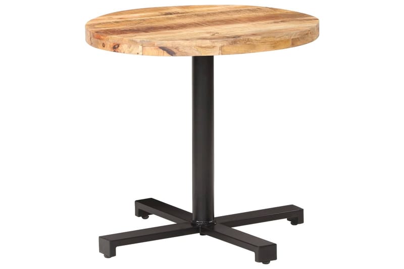 Bistrobord rundt Ø80x75 cm grovt mangotre - Brun - Hagemøbler & utemiljø - Hagebord - Cafébord