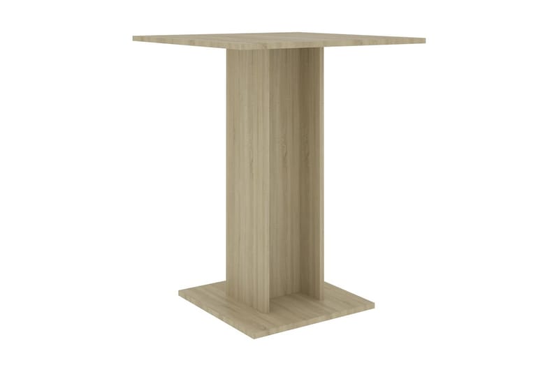 Bistrobord sonoma eik 60x60x75 cm sponplate - Brun - Hagemøbler & utemiljø - Hagebord - Cafébord
