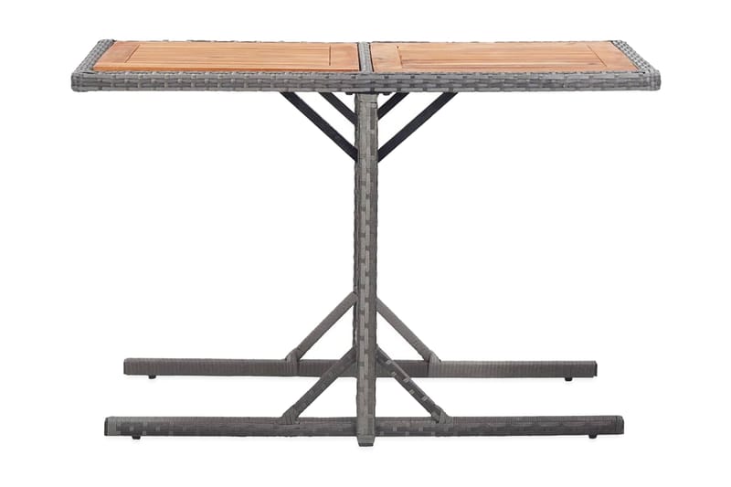Hagebord antrasitt polyrotting og heltre akasie - Hagemøbler & utemiljø - Hagebord - Cafébord