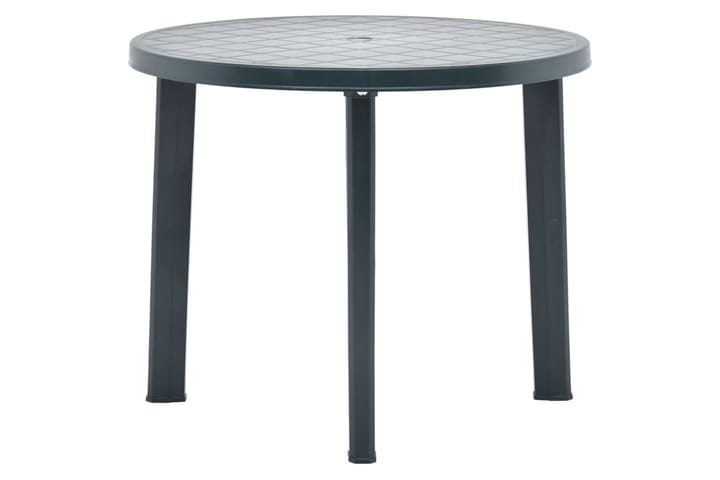 Hagebord grønn 89 cm plast - Hagemøbler & utemiljø - Hagebord - Cafébord