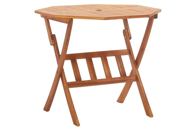Sammenleggbart hagebord 90x75 cm heltre akasie - Hagemøbler & utemiljø - Hagebord - Cafébord