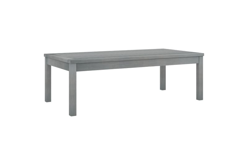 Salongbord 100x50x33 cm grå heltre akasie - Grå - Hagemøbler - Hagebord - Loungebord