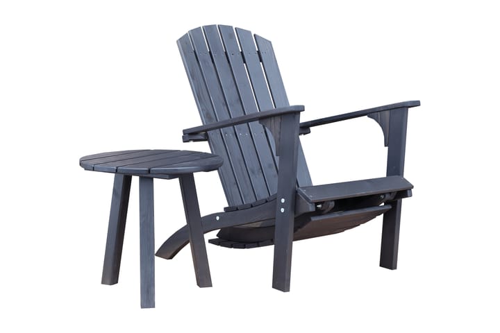 Avlastningsbord Rolston - Mørkebrun - Hagemøbler & utemiljø - Hagebord - Sidebord utendørs
