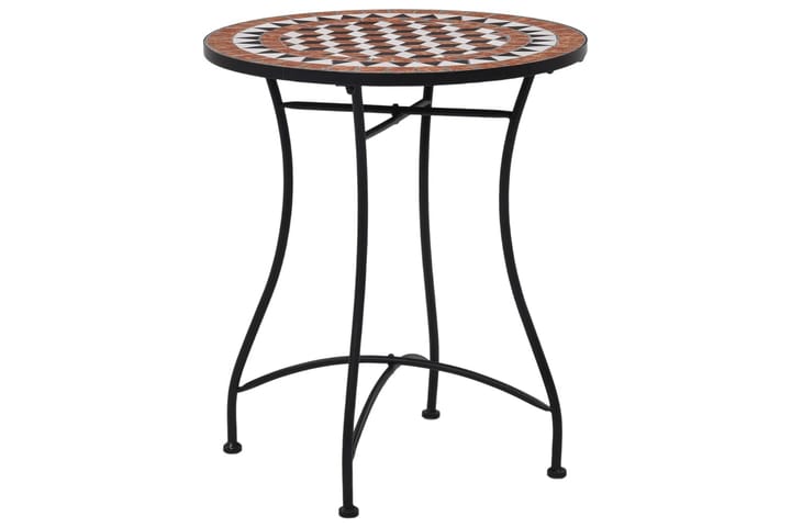 Mosaikkbistrobord brun 60 cm keramikk - Brun - Hagemøbler & utemiljø - Hagebord - Sidebord utendørs