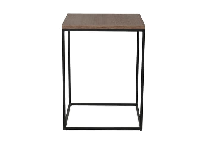 Sidebord Gadek 45 cm - Valnøtt|Svart - Hagemøbler & utemiljø - Hagebord - Sidebord utendørs