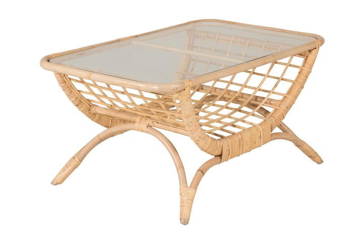 Cafébord Moana 95 cm Tre/natur - Venture Home - Hagemøbler & utemiljø - Hagebord - Loungebord & Sofabord utendørs