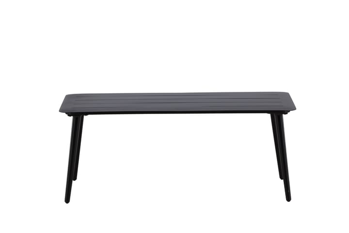 Sofabord Lina 100 cm Svart - Venture Home - Hagemøbler & utemiljø - Hagebord - Loungebord & Sofabord utendørs
