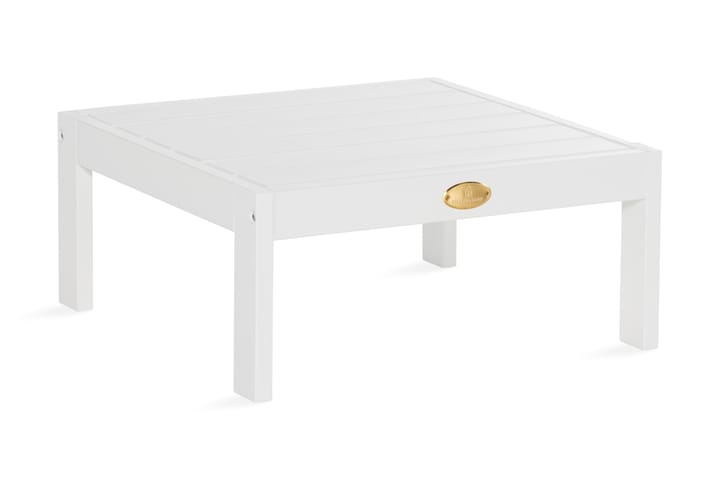Sofabord Sjövik 69 cm Hvit/Tre - Hillerstorp - Hagemøbler & utemiljø - Hagebord - Loungebord & Sofabord utendørs