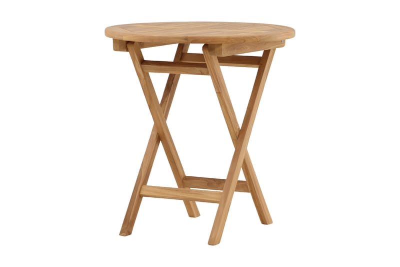 Cafébord Kenya Rund Ø70 cm Beige - Venture Home - Hagemøbler & utemiljø - Hagebord - Spisebord ute