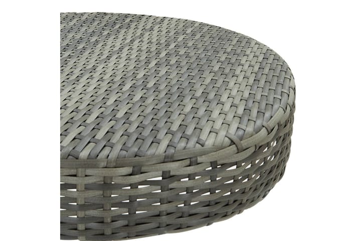Hagebord grå 60,5x106 cm polyrotting - Grå - Hagemøbler & utemiljø - Hagebord - Spisebord ute