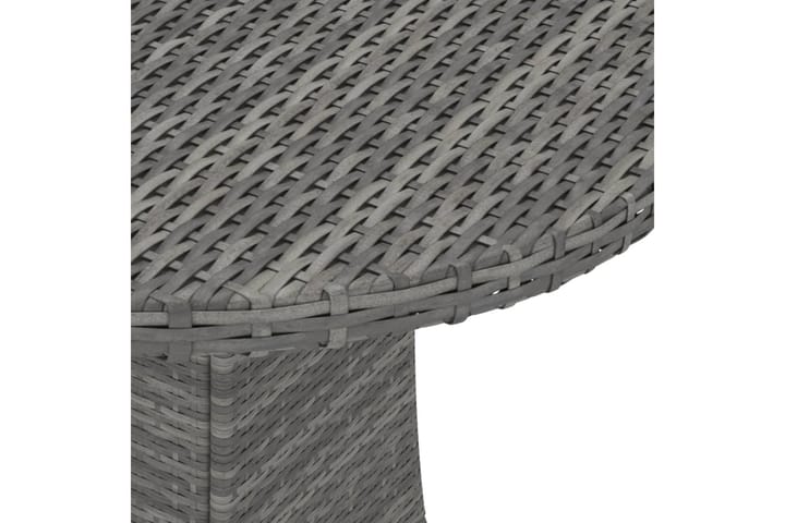 Hagebord grå 70x70x73 cm polyrotting - Grå - Hagemøbler & utemiljø - Hagebord - Spisebord ute