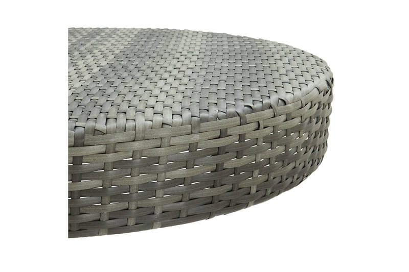 Hagebord grå 75,5x106 cm polyrotting - Grå - Hagemøbler & utemiljø - Loungemøbler - Loungegrupper