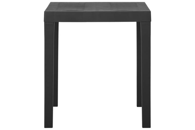 Hagebord grå 79x65x72 cm plast - Grå - Hagemøbler & utemiljø - Hagebord - Spisebord ute