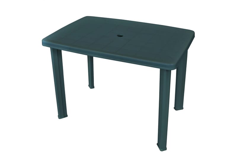 Hagebord grønn 101x68x72 cm plast - Grønn - Hagemøbler & utemiljø - Hagebord - Spisebord ute