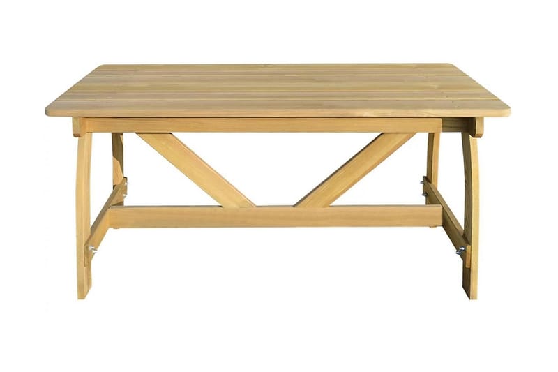 Hagebord impregnert furu 150x74x75 cm - Brun - Hagemøbler & utemiljø - Hagebord - Spisebord ute