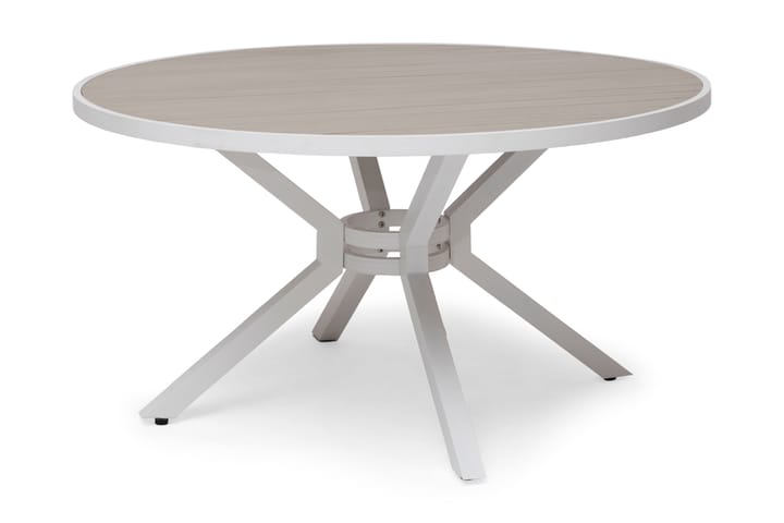 Spisebord Hillerstorp Hånger 140 cm Rundt - Aintwood/Hvit - Hagemøbler & utemiljø - Hagebord - Spisebord ute