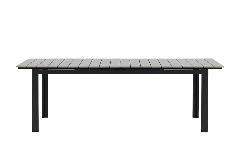Spisebord Levels Forlengningsbart 224 cm - Svart/Grå - Hagemøbler & utemiljø - Hagebord - Spisebord ute