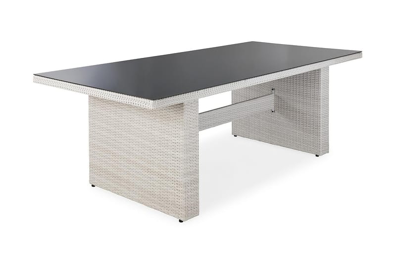 Spisebord Majestic 210x100 cm - Hvit - Hagemøbler & utemiljø - Hagebord - Spisebord ute