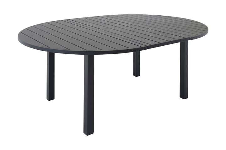 Spisebord Marbella Rundt 140 cm - Svart - Hagemøbler & utemiljø - Stoler & Lenestoler - Solsenger & solvogner