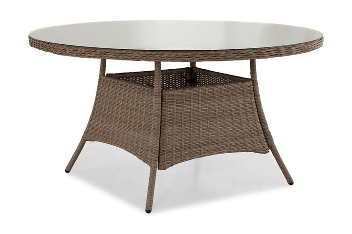 Spisebord Marcus 140 cm Rundt - Natur - Hagemøbler & utemiljø - Hagebord - Spisebord ute
