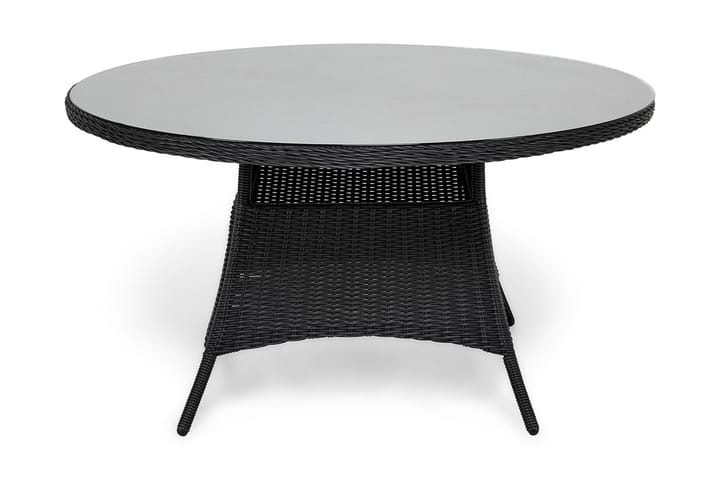 Spisebord Marcus 140 cm Rundt - Svart - Hagemøbler & utemiljø - Hagebord - Spisebord ute