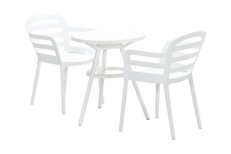 Spisebord Marino 60 cm Rund Hvit - Garden Impressions - Hagemøbler & utemiljø - Hagebord - Spisebord ute