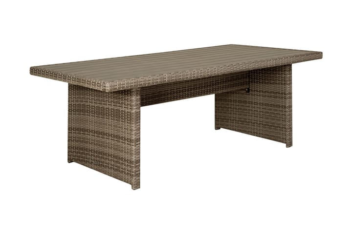 Spisebord Moreno 200 cm - Lysegrå - Hagemøbler & utemiljø - Hagebord - Spisebord ute