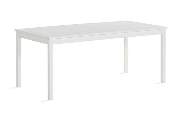 Spisebord Oaxen 180 cm Hvit/Akasie - KWA - Hagemøbler & utemiljø - Hagebord - Spisebord ute