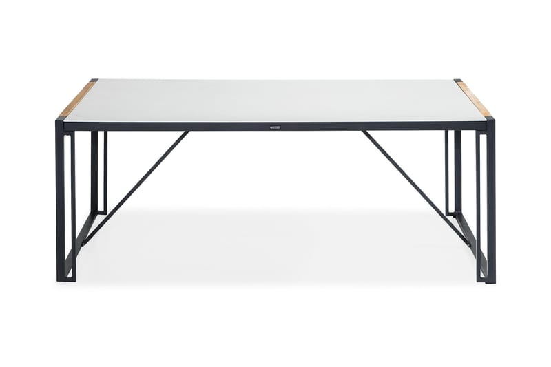 Spisebord Östermalm 200x100 cm - Svart - Hagemøbler & utemiljø - Hagebord - Spisebord ute