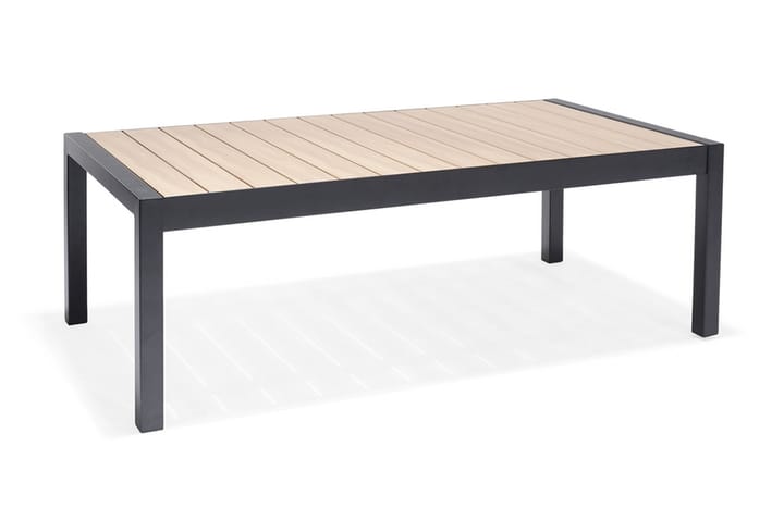 Spisebord Panama 156 cm - Svart/Gul - Hagemøbler & utemiljø - Hagebord - Spisebord ute