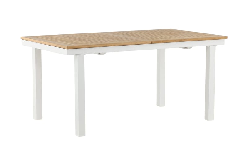 Spisebord Panama Forlengningsbart 160 cm Teak/Hvit