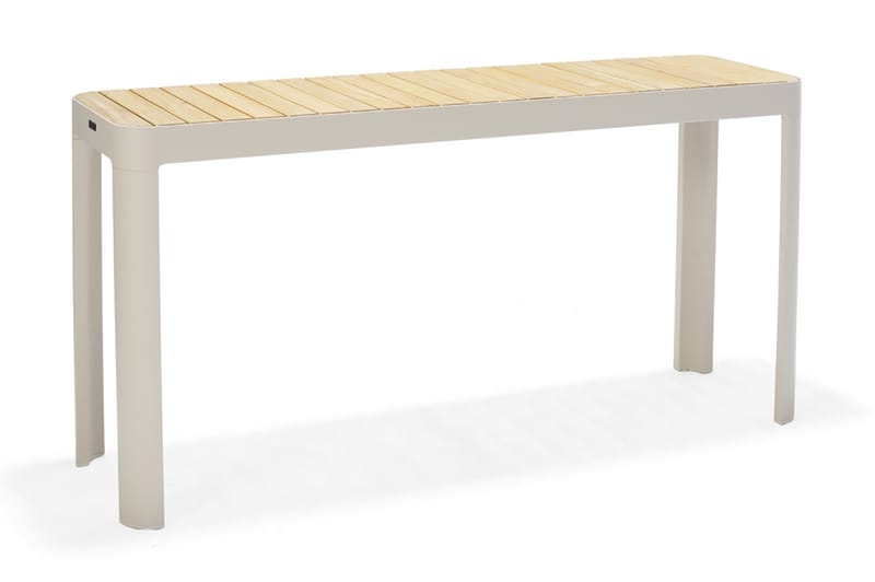 Spisebord Portals 143 cm - Hvit/Tre - Hagemøbler & utemiljø - Hagebord - Spisebord ute