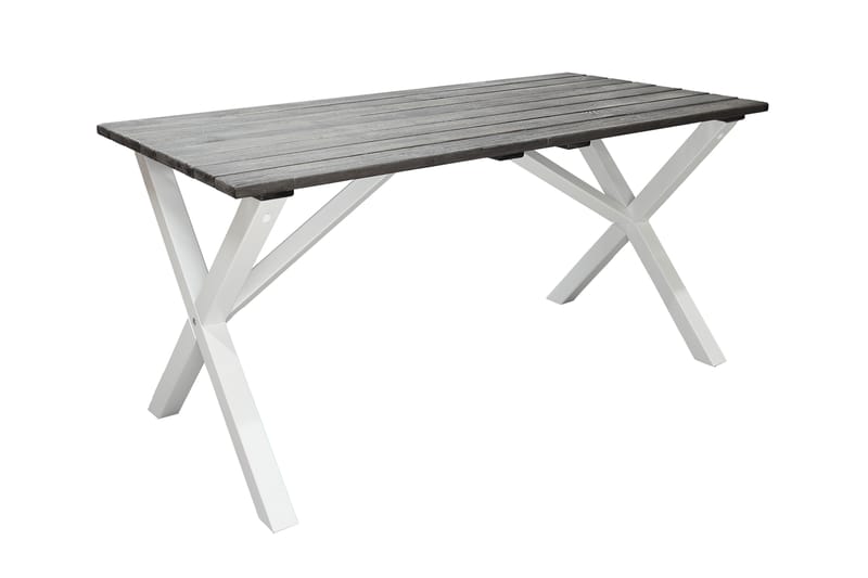 Spisebord Scottsdale 150 cm Grå/Hvit - KWA - Hagemøbler & utemiljø - Hagegruppe - Spisegrupper hage