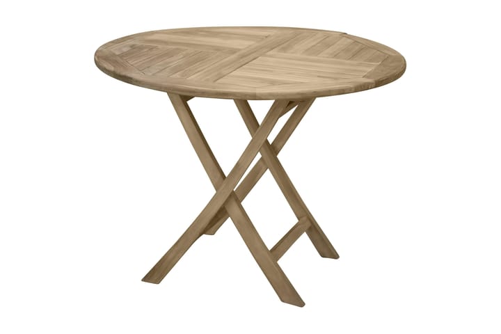 Spisebord Simba 100 cm - Natur - Hagemøbler & utemiljø - Hagegruppe - Spisegrupper hage