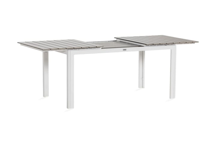 Spisebord Tunis Forlengningsbart 152-200x90 - Hvit|Grå - Hagemøbler & utemiljø - Hagebord - Spisebord ute