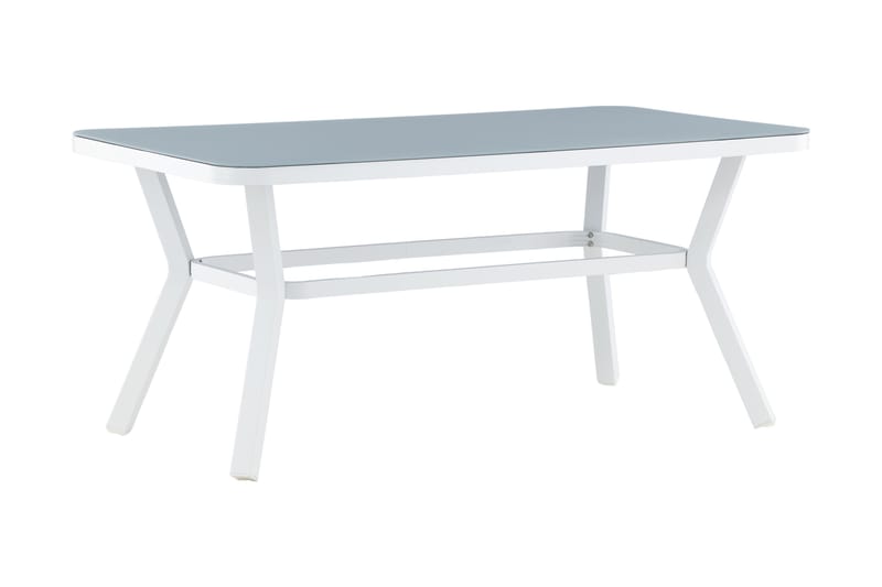 Spisebord Vanja 160 cm Hvit/Grå - Hagemøbler & utemiljø - Hagegruppe - Spisegrupper hage