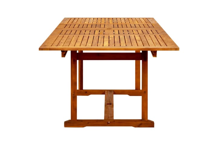 Utendørs spisebord (160-240)x100x75 cm heltre akasie - Brun - Hagemøbler & utemiljø - Hagebord - Spisebord ute