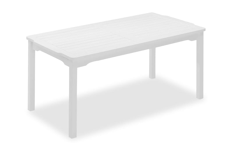 Visby bord 85x150 cm - Hvitbeiset furu - Hagemøbler & utemiljø - Hagebord - Spisebord ute