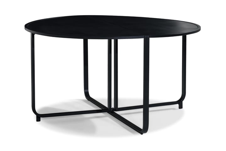 Spisebord Flippy 140 cm Rundt - Svart - Hagemøbler - Hagebord - Spisebord