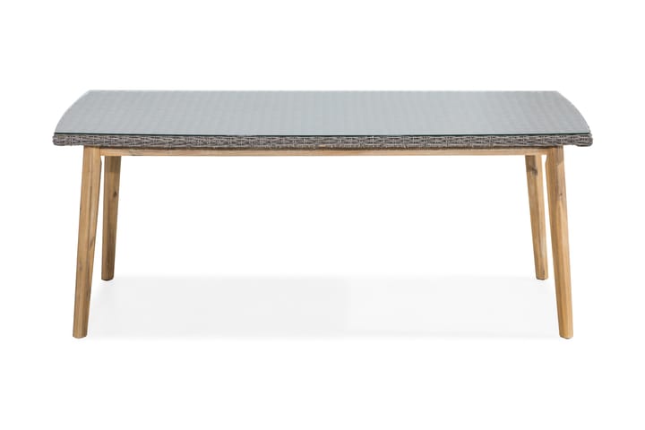 Spisebord Gasell 200x100 cm - Akasie|Natur - Hagemøbler - Hagebord - Spisebord