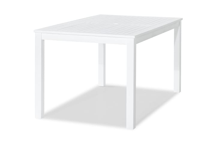 Spisebord Lidö 150x90 cm - Hvitlakkert Akasie - Hagemøbler - Hagebord - Spisebord