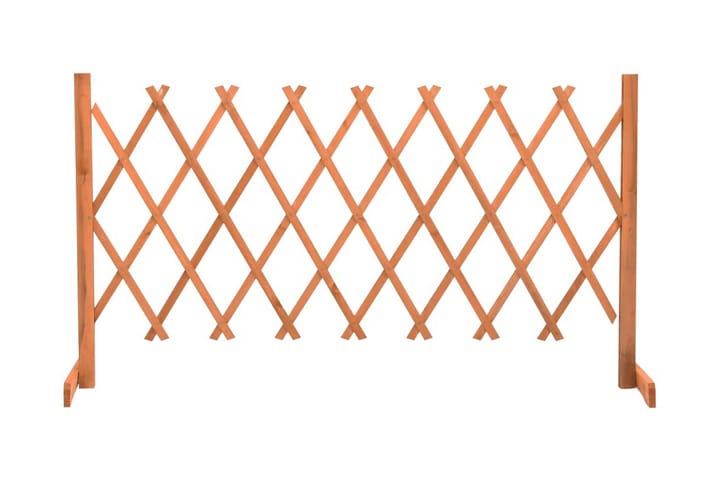 Espaliergjerde oransje 150x80 cm heltre gran - Oransj - Hagemøbler & utemiljø - Hagedekorasjon & utemiljø - Gjerder & Grinder