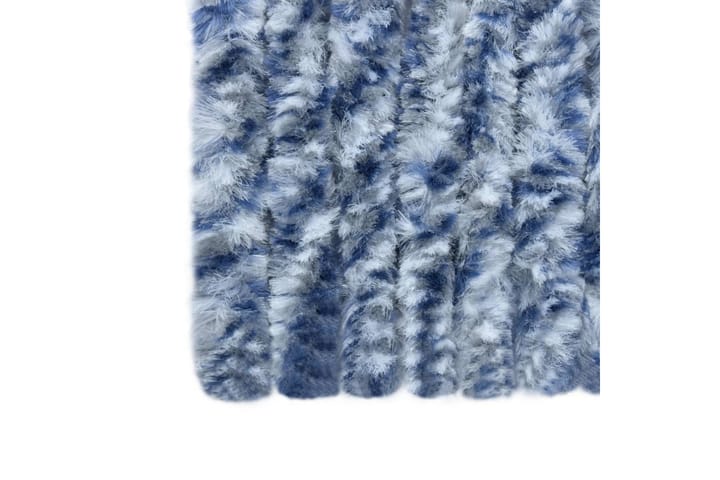 Insektgardin 56x185 cm blå, hvit og sølv - Flerfarget - Hagemøbler & utemiljø - Hagedekorasjon & utemiljø - Myggnett